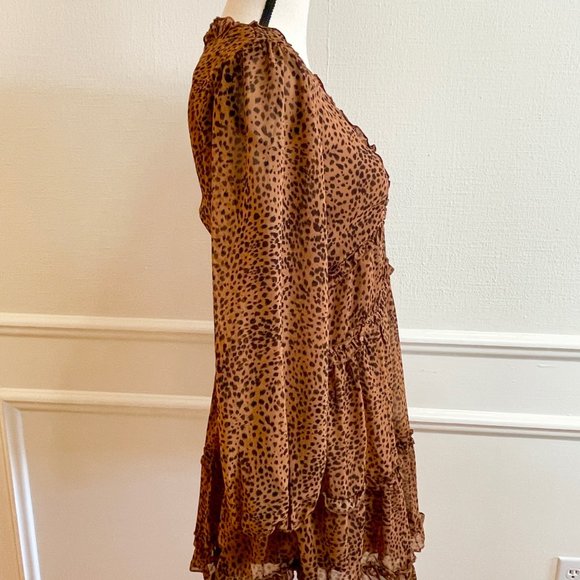 Paper Heart Leopard Print Dress - Picture 3 of 6